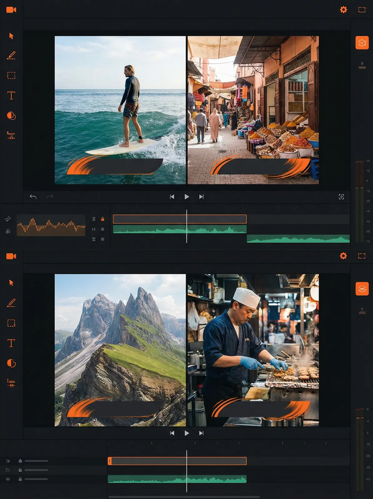 环球体育app Vlog开场模板设计